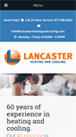 Mobile Screenshot of lancasterheatingandcooling.com